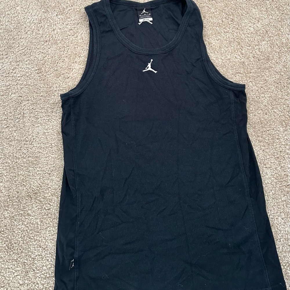 Black Jordan Tank Top